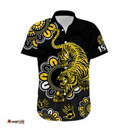 AFL Richmond Tigers 1885 Aboriginal Hawaiian Shirt