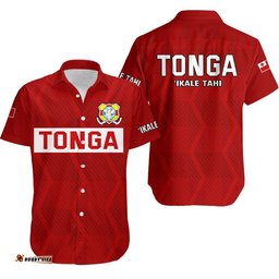 Tonga Rugby Sevens Hawaiian Shirt Sporty Style