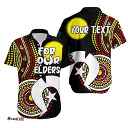 Custom Personalised NAIDOC Week Hawaiian Shirt For Our Elders Artsy Style