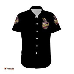 Custom Personalised Abu Dhabi Knight Riders ILT20 ADKR Cricket Simplified Vibes Black Hawaiian Shirt