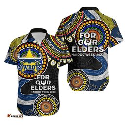 Cowboys Rugby Hawaiian Shirt NAIDOC Aboriginal