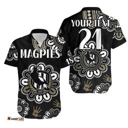 Custom Personalised AFL Collingwood Magpies Football Magpies 1892 Hawaiian Shirt