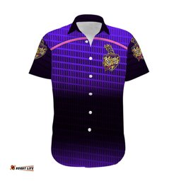 Custom Personalised Abu Dhabi Knight Riders ILT20 ADKR Cricket Simple Style Hawaiian Shirt