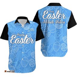 Adelaide Strikers Cricket Happy Easter Day Hawaiian Shirt Simple Style