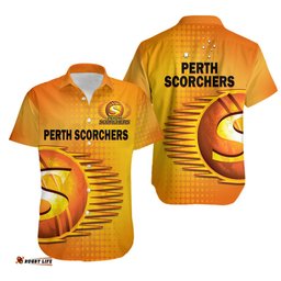 Perth Scorchers Cricket Hawaiian Shirt Simple Style