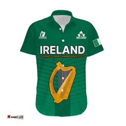 Custom Personalised Ireland Rugby Champions Guinness 6 Nations Hawaiian Shirt