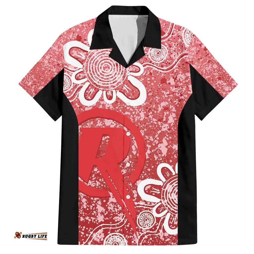 Australian Renegades Cricket Custom Hawaiian Shirt Minimalism Aboriginal