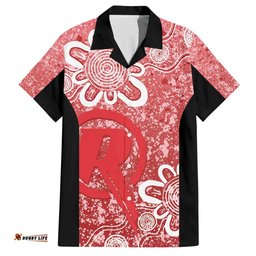Australian Renegades Cricket Custom Hawaiian Shirt Minimalism Aboriginal