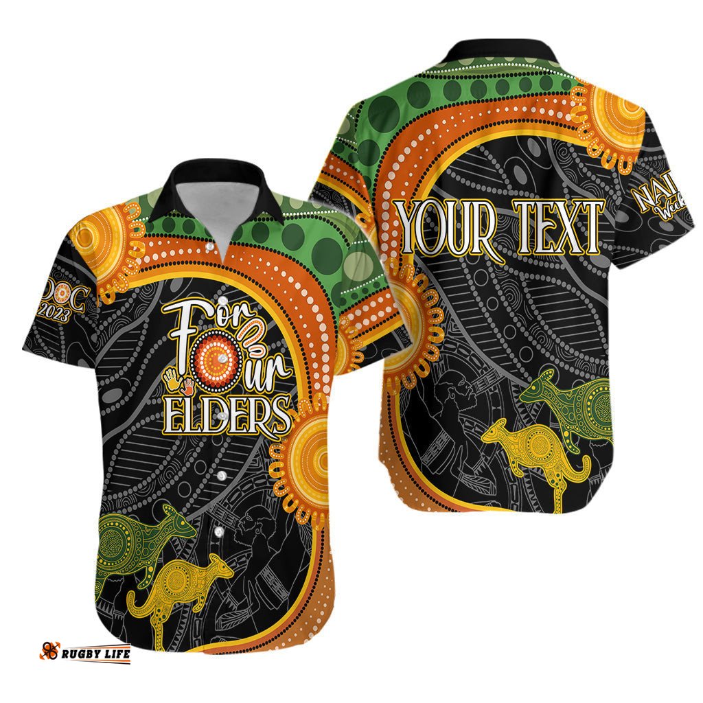 Personalised Australia Indigenous NAIDOC Week With Kangaroos Hawaiian Shirt