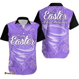 Hobart Hurricanes Cricket Happy Easter Day Hawaiian Shirt Simple Style