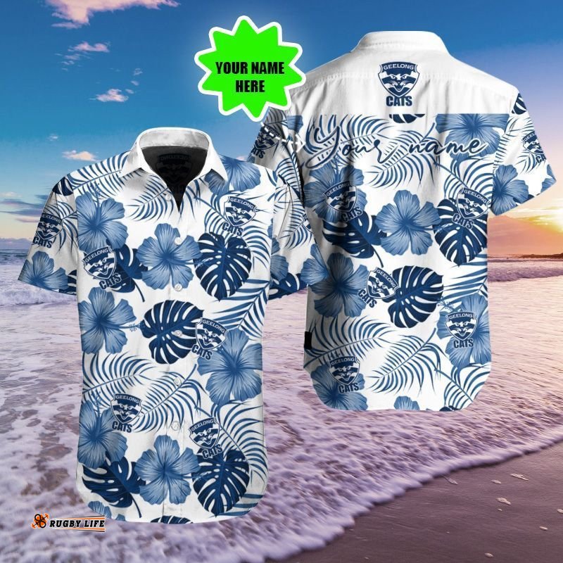 Personalized Geelong Cats Shirt AFL Hawaii