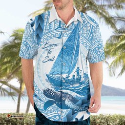 New Zealand Saling Hawaiian Shirt Aotearoa Yacht Racing Born To Sail