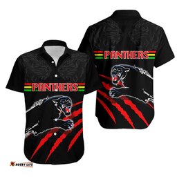 Panthers Hawaiian Shirt Claws