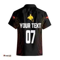 Personalised PNG Hunters Rugby Hawaiian Shirt Motuan Style