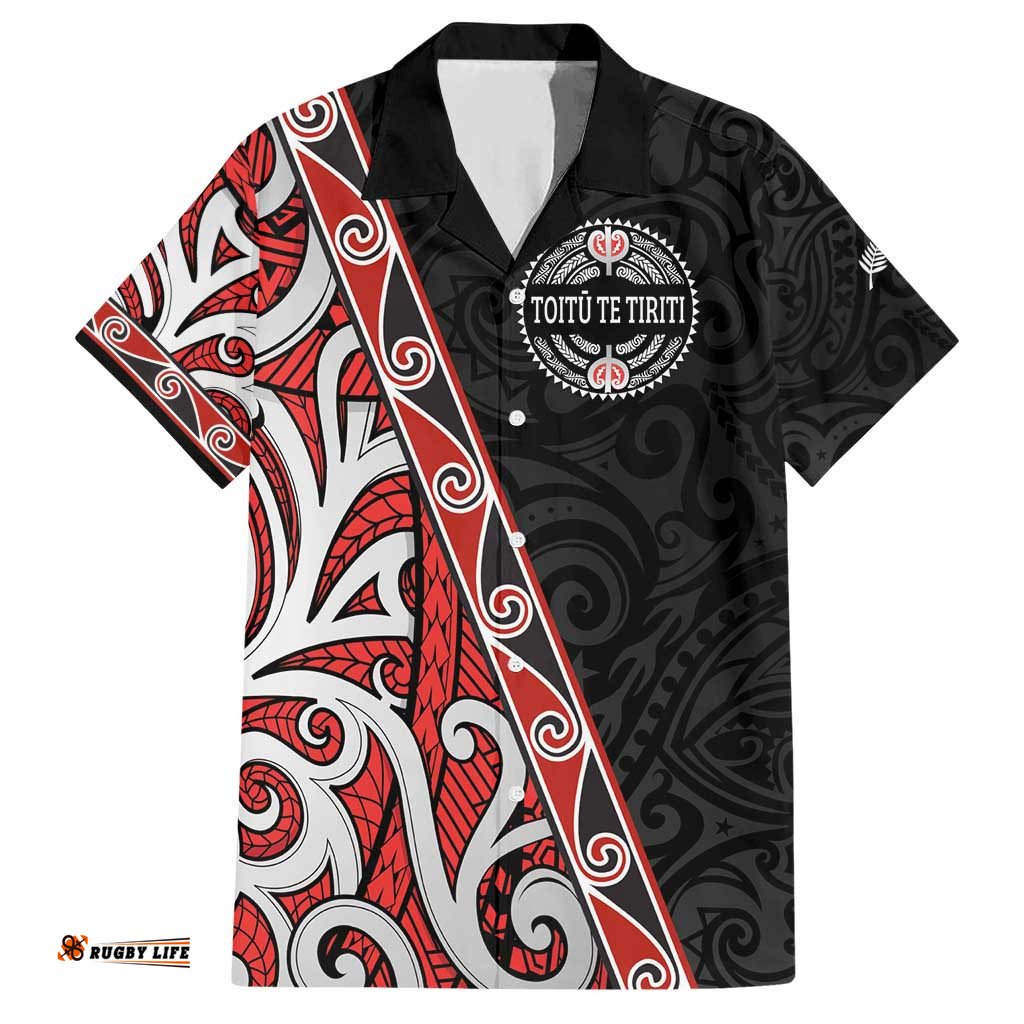 Aotearoa Toitu Te Tiriti Hawaiian Shirt Honour The Treaty New Zealand