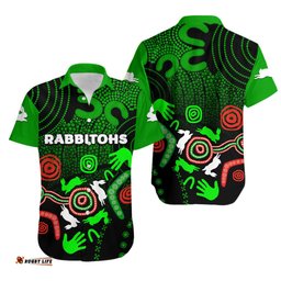 South Sydney Rabbitohs Indigenous Hawaiian Shirt No.2