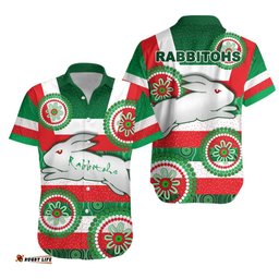 Go Rabbitohs Hawaiian Shirt Mix Indigenous