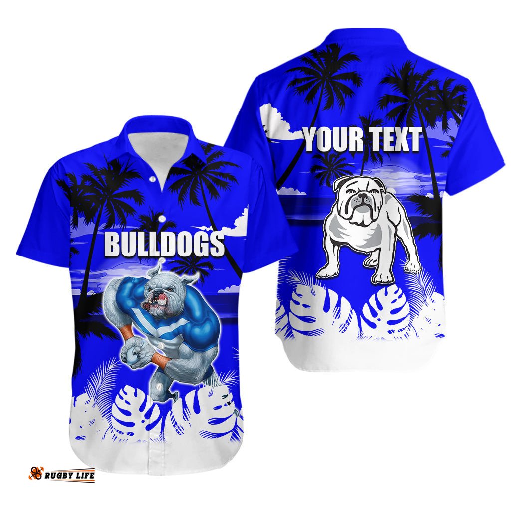 NRL Bulldogs Hawaiian Shirt Summer Vibe Style