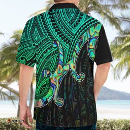 Aotearoa Papua Shell Hawaiian Shirt Maori Tribal Pattern