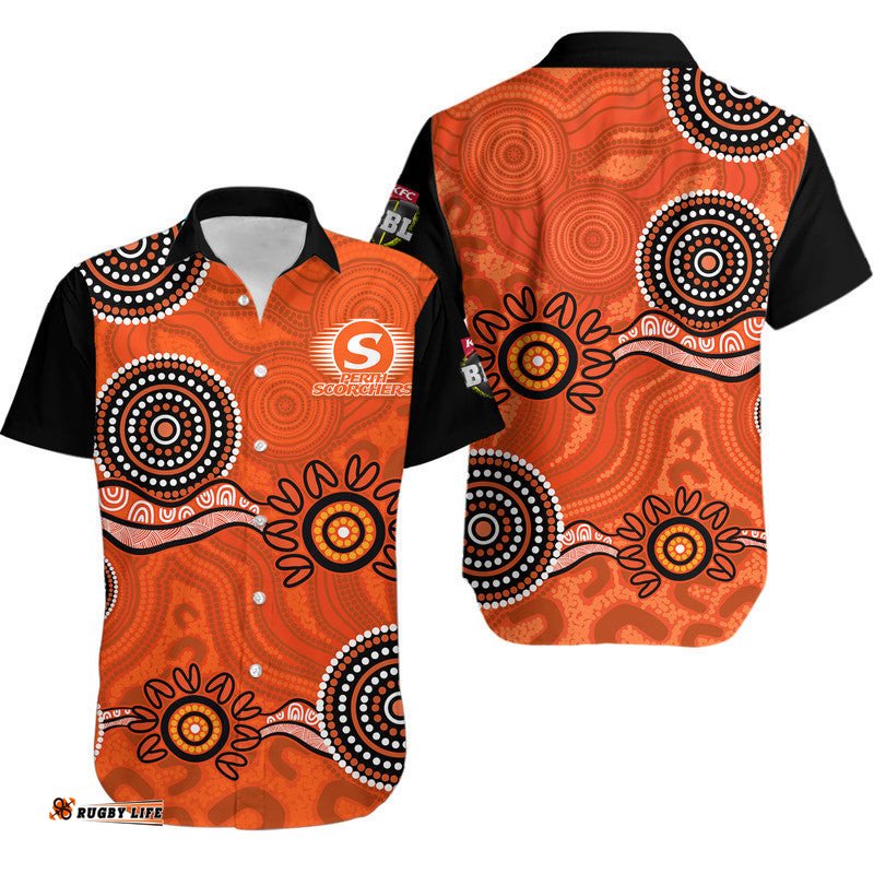 Perth Scorchers Cricket Dots Perth Scorchers Cricket Dotsan Shirt