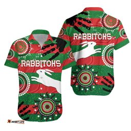 South Sydney Rabbitohs Indigenous Hawaiian Shirt Country Style No.1
