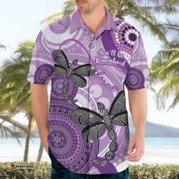 Memorial Australia Hawaiian Shirt You Will Be Remembered Aboriginal Art