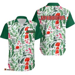 Rabbitohs Poppy Flowers Field Hawaiian Shirt