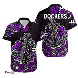 AFL Fremantle Dockers 1994 Aboriginal Hawaiian Shirt