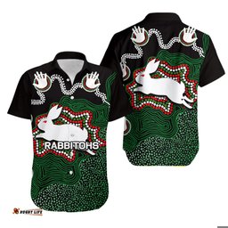 Rabbitohs Hawaiian Shirt Aboriginal 2