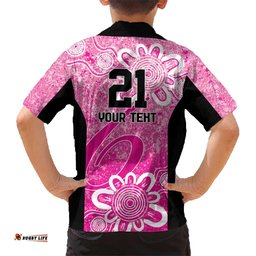 Australian Sixers Cricket Custom Hawaiian Shirt Minimalism Aboriginal