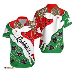 Rabbitohs Forever Hawaiian Shirt Indigenous