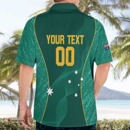 Custom Baseball Australia Hawaiian Shirt Go Champions Aussie Kangaroo Mascot