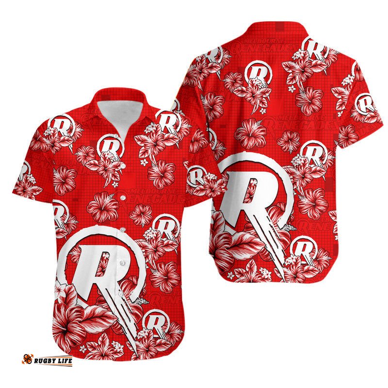 Twenty20 Cricket League Hawaiian ShirtMelbourne Renegades Hawaii Style