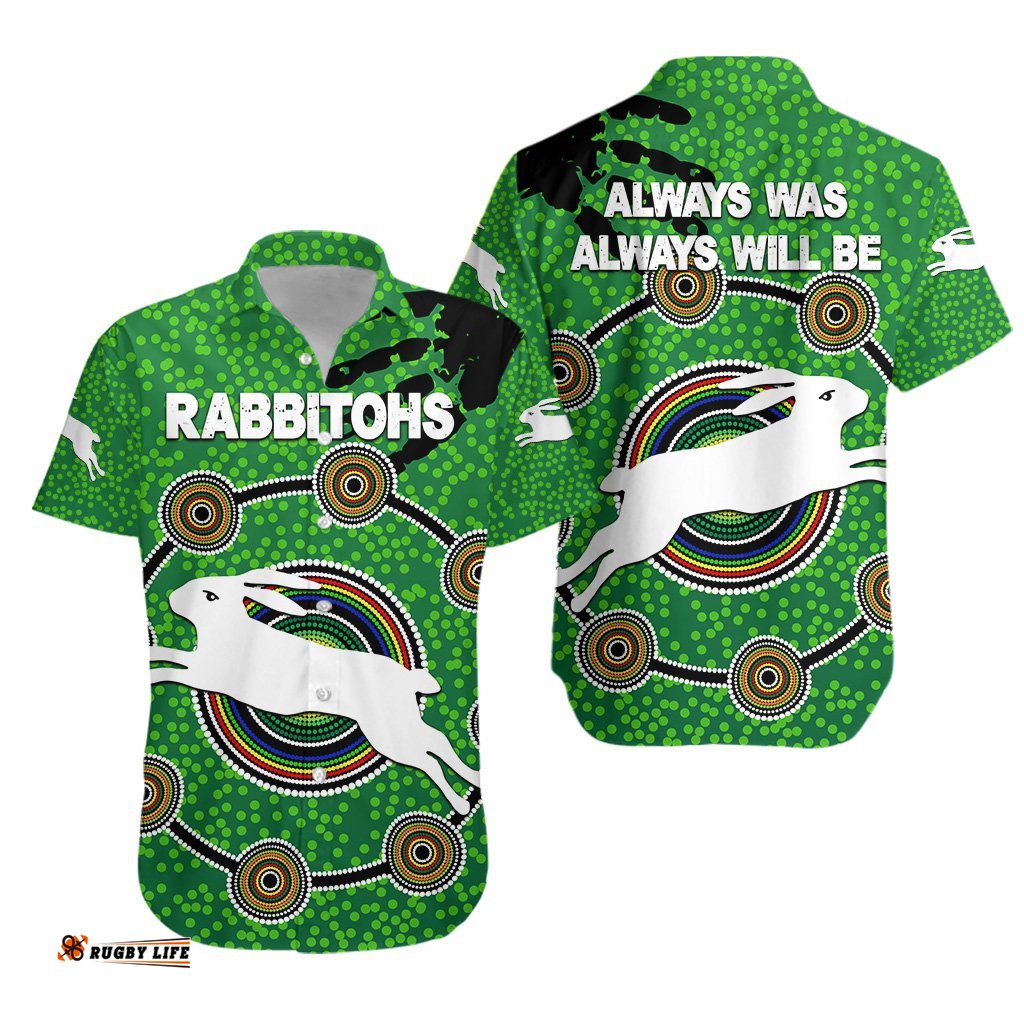 NAIDOC Rabbitohs Hawaiian Shirt Aboriginal Vibes No.1