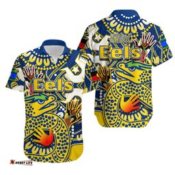 NAIDOC Parramatta Eels Hawaiian Shirt NAIDOC Patterns