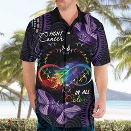 Australia Aboriginal Dot Arts Hawaiian Shirt Fight Cancer In All Colors