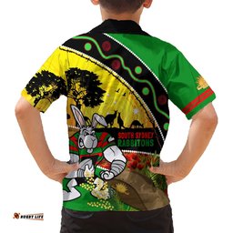 Rabbitohs ANZAC Day Hawaiian Shirt Souths Mascot Rosemary Starring Night Style