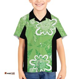Australian Stars Cricket Custom Hawaiian Shirt Minimalism Aboriginal