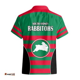 NRL Rabbitohs Rugby Hawaiian Shirt Simple Style