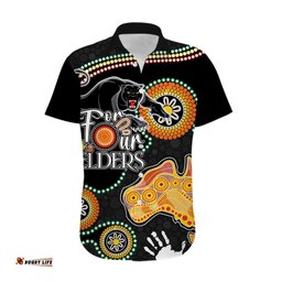 Personalised NAIDOC Week NRL Panther For Our Elders Hawaiian Shirt