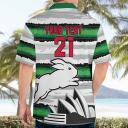 NRL Rabittohs Australia Day Custom Hawaiian Shirt Sydney Opera House Glory Glory