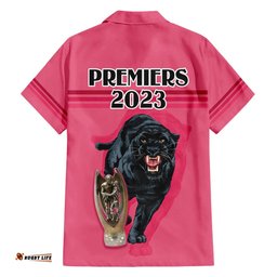 Panther Premierships Hawaiian Shirt Go Champions Pink Simple Style