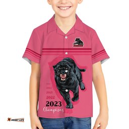 Panther Premierships Hawaiian Shirt Go Champions Pink Simple Style