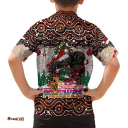 Penrith Panthers Christmas Hawaiian Shirt Rugby Australia Mascot