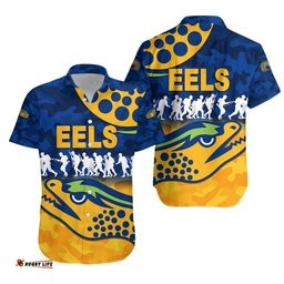 Parramatta Hawaiian Shirt Eels ANZAC Vibes