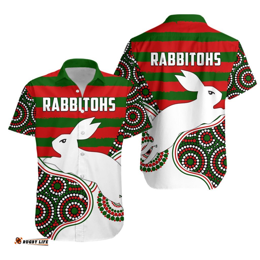 Australia Rabbitohs Indigenous Rugby Hawaiian Shirt