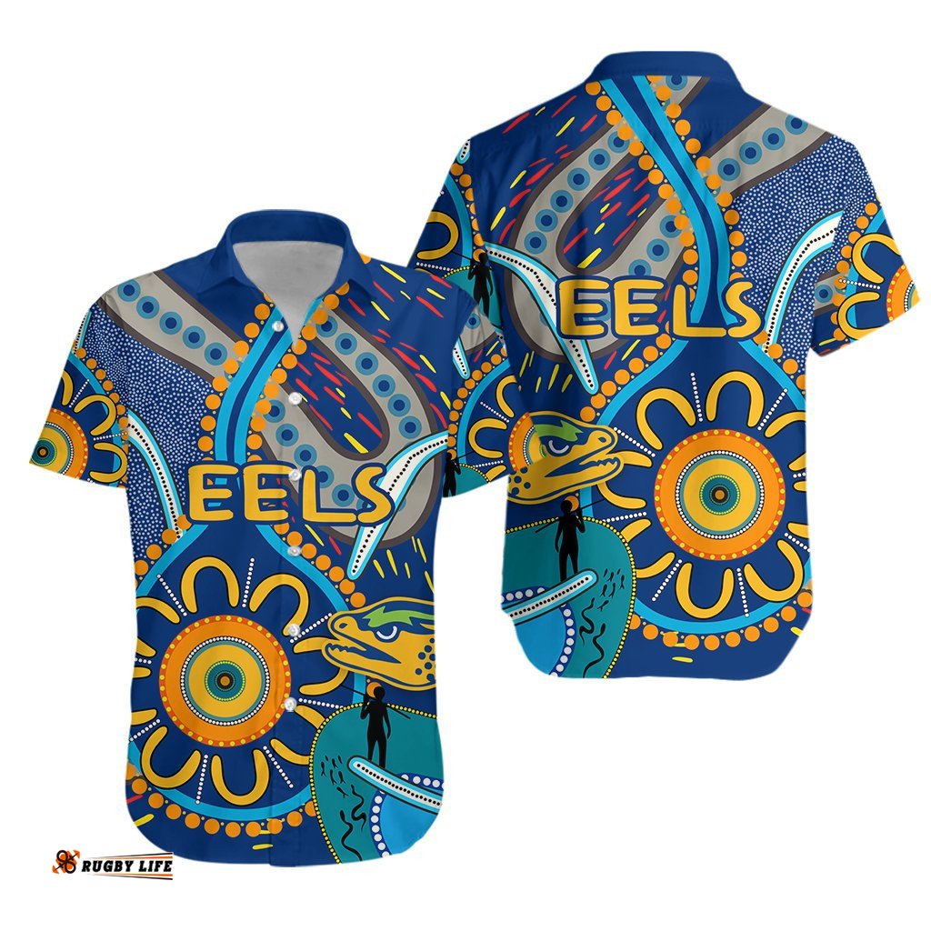 Parramatta Hawaiian Shirt Eels Indigenous