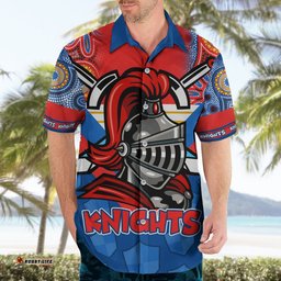 NRL Knight Hawaiian Shirt Proud Newcastle Aboriginal Vibe