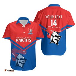 Personalised Newcastle Knights Rugby Hawaiian Shirt Novocastrians Sporty Style