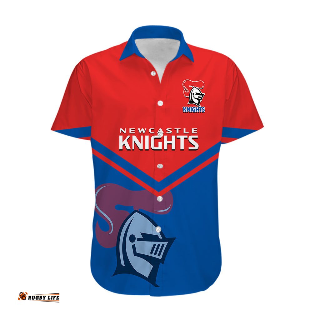 Personalised Newcastle Knights Rugby Hawaiian Shirt Novocastrians Sporty Style